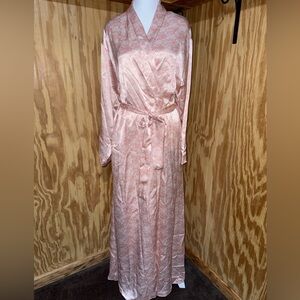 Vintage Miss Dior Pink Satin Robe